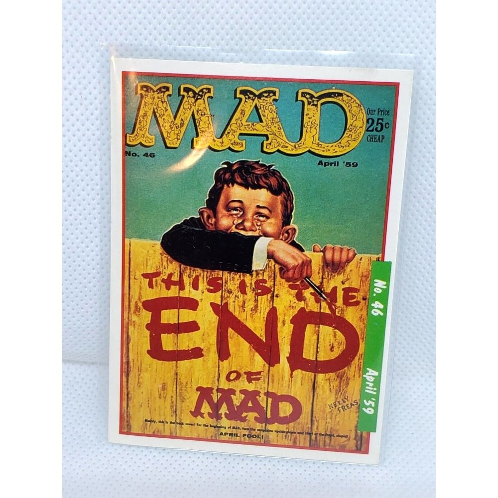 Vintage 1992 Lime Rock MAD Magazine Series 2 Trading Card #46 April 1959
